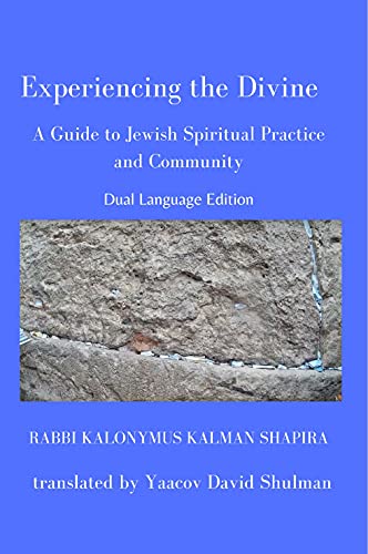 Experiencing the Divine: A Guide to Jewish Spiritual Practice and Community - Dual Language Edition (English Edition)