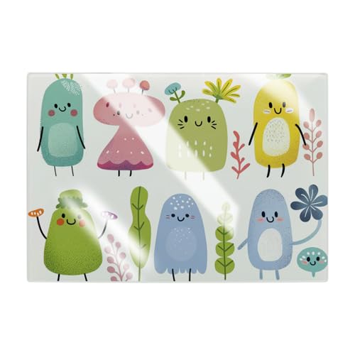 Tabla de cortar rectangular de vidrio templado CALCA 12 unidades miniatura 4