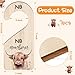 RattanView 7 Pcs Highland Cow Baby Closet Dividers for Clothes Organizer Double Sided Wooden Nursery Closet Dividers for Baby Boy Girl Newborn to 24 Months Home Nursery Supplies
