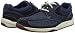 Clarks Langton Lane, Zapatillas Hombre, Nobuck Navy, 45 EU