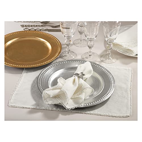 Platos Decorativos Redondos 14 pulg Set x4 miniatura 3