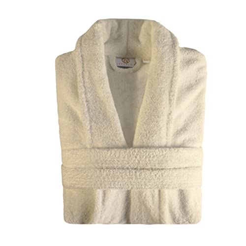 Superior Men's Traditional Premium Turkish Cotton Lightweight Long Bathrobe with Pockets2