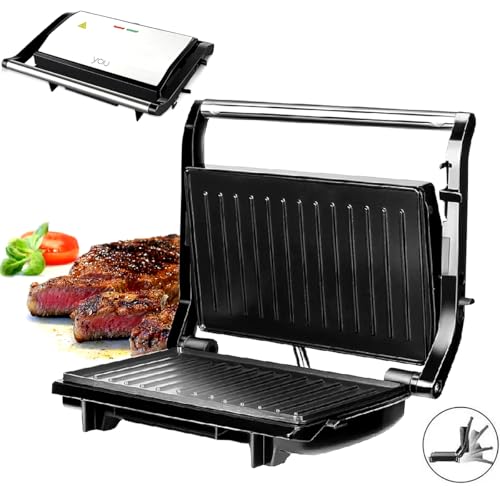 Opiniones y reviews de Plancha Multiusos Oster , tabla con los diez mejores. 48 Parrilla Panini Grill Sandwich Doble Placa Antiadherente Abertura de 180°