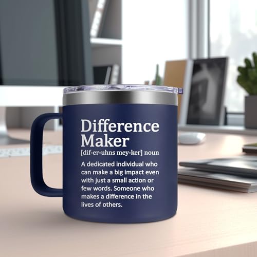 Taza Fufendio de acero inoxidable 14 oz con tapa y cuchara miniatura 4