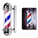 Produktbild JI TA Barbierstab Leuchtkugel Barberpole Friseur Salon Licht Schild 50 Cm Traditional Rot Weiß Blau Beleuchtende Rotierende Streifen Mit Led-zeichen Licht Mauer Lampe A / 75cm/29.5