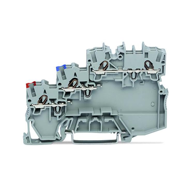 Vanky Industry 2pcs WAGO 2000-5311 3-Conductor Sensor Terminal Block 7 mm Wide Gray ?New