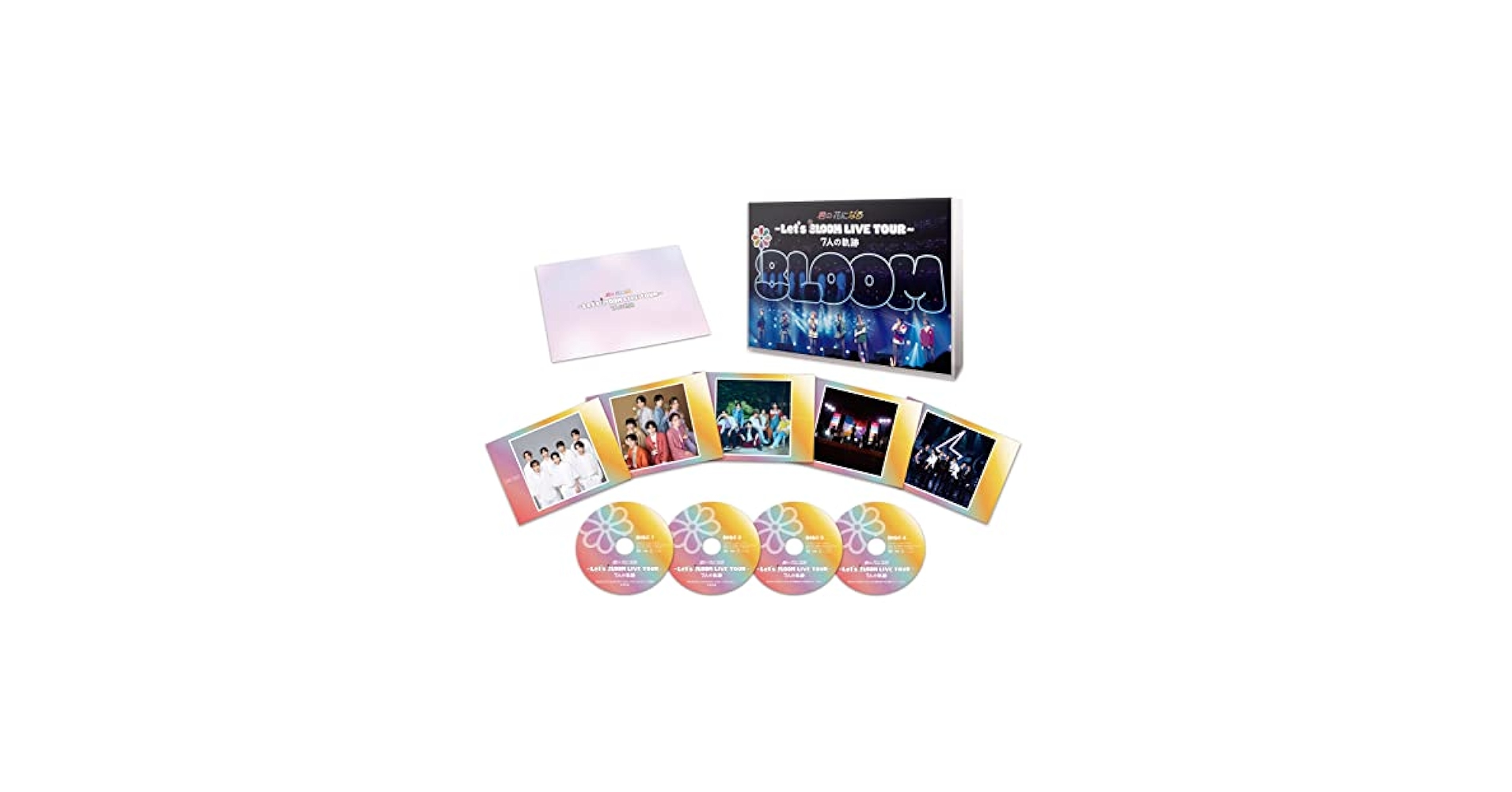 Let's 8LOOM LIVE TOUR 7人の軌跡 Blu-ray ハ取)8LOOM 4Blu-ray/君の花になる〜Let's 8LOOM LIVE TOUR〜7人