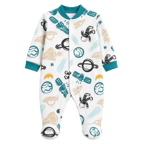 Image of EIO 100% Cotton Baby Rompers Sleepsuits Jumpsuits Night Suits for Newborn Baby Boys & Girls | Soft Infant Bodysuit | Pack of 3 Kids Rompers