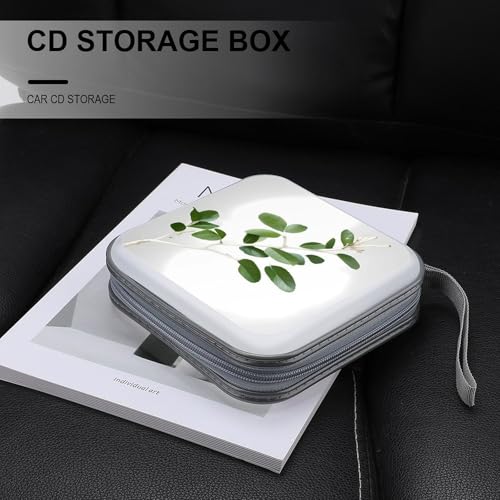 Étui à CD rigide 40 DVD blanc anti-choc : la solution voyage et maison
