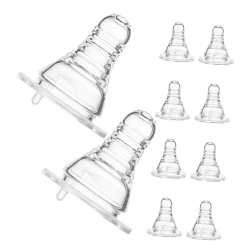 SUPVOX 10 piezas Tapones para Botellas con Tetina de Silicona Alimenticio Accesorios Divertidos para Beber Fiestas Tapón para Botellas de Cerveza y Vino para Eventos Sociales