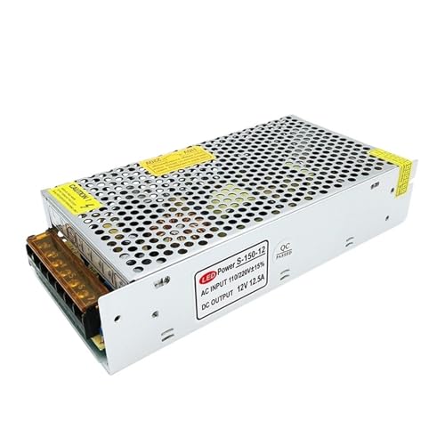 Pilote 12V 12.5A transformateur boîtier alimentation à découpage pour bande LED et sécurité