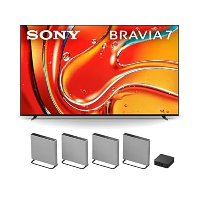 Sony 65 Inch Mini LED QLED 4K Ultra HD TV BRAVIA 7 Smart Google TV with Dolby Vision HDR and Exclusive Features for PlayStation®5 (K-65XR70), 2024 Model BRAVIA Theater Quad