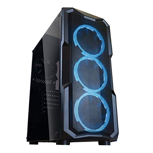 KAZA KZ05 - Custodia per Giochi in Rete, Compatibile con Raffreddamento ad Acqua Blu Blu