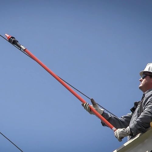 Miniatura 6 de Klein Tools HVNCVT-1 Probador de alto voltaje sin contacto de doble rango, doble rango, indicadores audiovisuales, resistente al agua, con estuche y