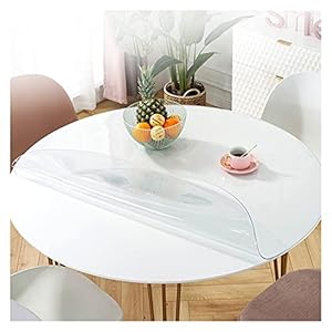 Ronde Tafelklepbeschermer Antislip Stoel Mat voor Hardhouten Vloer Deur Mat Tapijt Vloerbescherming, 3 Diktes ALGXYQ…