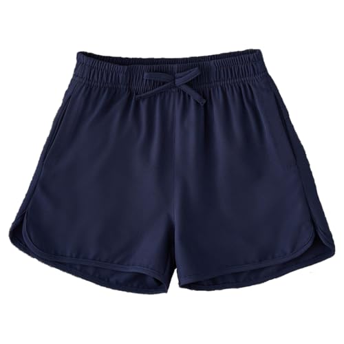 Girls Butterfly Shorts Flowy with Pocket 2 in 1 Sports Dance Outdoor Running Tennis Breathable Lightweight Athletic Shorts