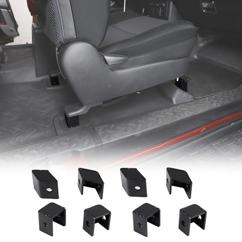 Front Seat Spacer Compatible with Toyota FJ Cruiser 2007-2021, Adjustable Driver and Passenger Seat Recline Kit, Car Front Seat Riser Lift Kit to Improve Driving View, 8Pcs