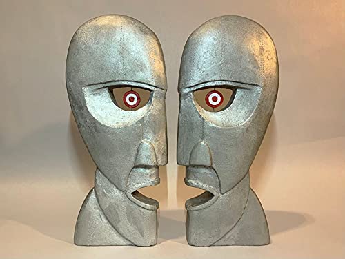 QPGVBP Handmade Miniature Sculpted Heads - Resin Wall Sculptures Home Decor, Great Gift For Music Lovers & Classic Rock Fans