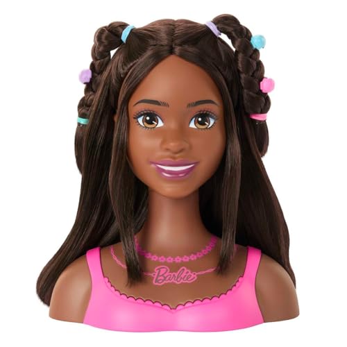Barbie HMD89 Doll Styling Head, Brown Hair thumb #2