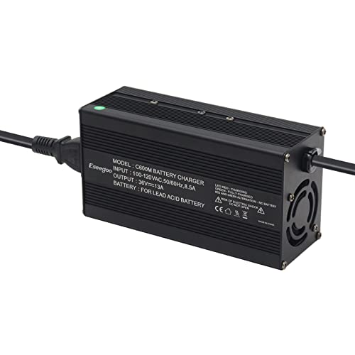 Eseegoo 36 Volt 13 Amp Battery Charger Compatible With Ezgo Txt For 36 Volt Golf Carts With Powerwise Plug -D Style Plug #TOP3