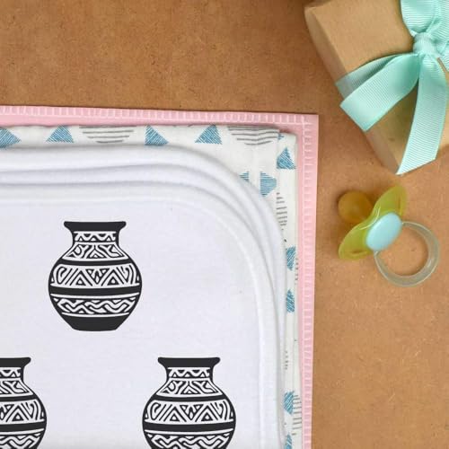 Azeeda 'Tribal Traditional Pot' Baby Burp/Wash Cloth (BC00030842)3