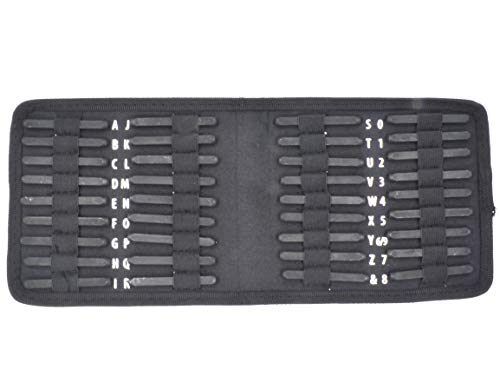 IRISFLY 36Pcs Carbon Steel Metal Number and Letter Stamp Set,DIY Stamping Punch Tool Set Kit- 1/8\" (3mm) - Thumbnail 3