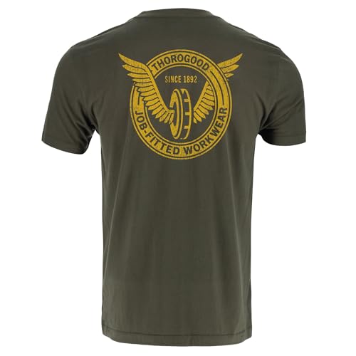 Thorogood Men's Wing & Wheel Short Sleeve T-Shirt USA Made