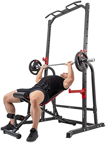 Hop-Sport Power Cage HS-1014K – multifunktionaler Kraftturm mit Squat Rack, Kniebeugenständer, Dip-Station und… – Bild 4