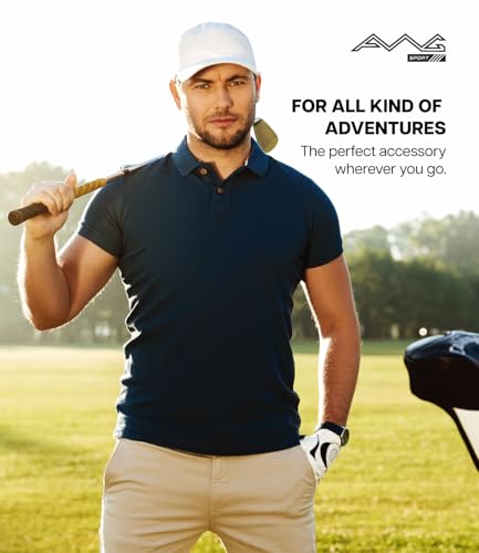 Image of AWG ALL WEATHER GEAR Baseball Cap for Men | UPF 50+ Sun Protection, Moisture-Wicking Sweat Band | Gym, Cricket, Golf Free Size for Teens, Men & Women
