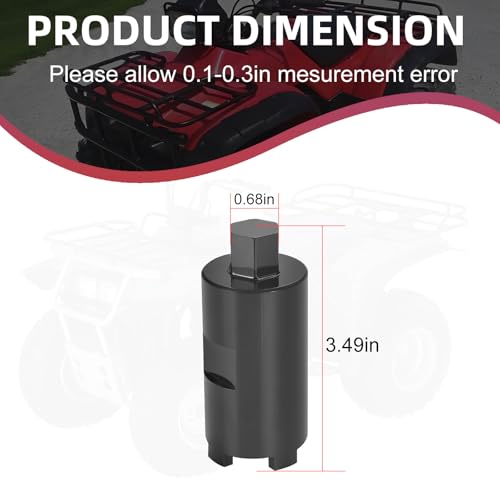 Image of 07908-4690003 Swing Arm Socket Pivot Bolt Lock Nut Install Tool For Honda Recon Rancher Foreman Rubicon TRX 250 300 350 400 420 450 500 ATC 250