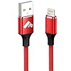 Aioneus Cavo iPhone 1.8M Ricarica Filo Caricatore iPhone Carica Rapida Certificato MFi Lungo Cavo Lightning USB Caricabatterie Cavetto per iPhone 11 12 13 14 Pro Max Plus Mini XS XR X 8 7 6 SE iPad
