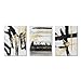 7Fisionart Black and White Abstract Canvas Wall Art 3 Piece Gold Painting Modern wall Decor Canvas Print Framed Artwork for Living Room Office Bedroom Ready to Hang 12