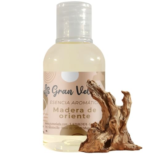 Esencia Aromática Madera de Oriente 1 Litro | Ideal para Jabones, Perfumes, Velas y Más | Aroma Suave y Amaderado con Toques Cítricos y Florales