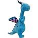 zjq Juguete De Peluche Anime Plush Toy Doctor Blue Dragon 34 Cm Animal Filled Plush Doll Niños Bebé Regalo