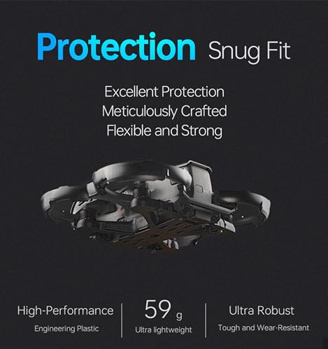 Image of Generic AVATA 2 Drone Propeller Guard Protector 360 degree,For DJI AVATA2 Protective Cover Bumper Ring, Anti-Knock and Anti-Scratch Propeller Protective Cover, black