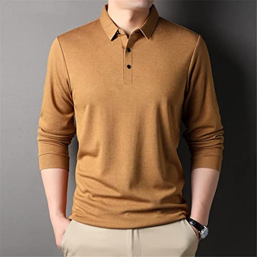 Polo manches longues homme en laine premium noir d'exception - 2