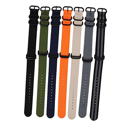 Banda de reemplazo de resistente nylon ajustable GALPADA kit de 3 piezas para reloj universal 2