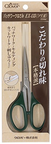 Clover パッチワークはさみ ソリ刃 13.5cm EX-135
