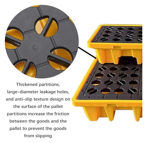 Plateforme de rétention déversements fûts palette modulaire étanche entrepôt