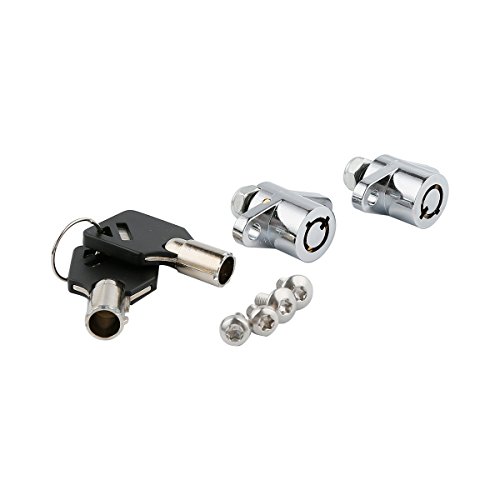 Juego de cerraduras para alforjas duras TCMT para Harley Touring miniatura 4