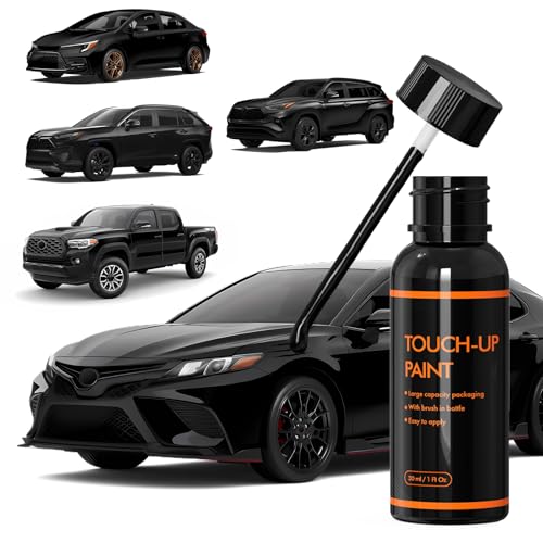 Image of 218 Midnight Black Metallic Touch Up Paint for Toyota Car | DIY Car Paint Scratch Repair Kit, Auto Paint, Quick Easy Fix Scratch Repair Compatible with Camry /Corolla /RAV4 /Tacoma /Tundra