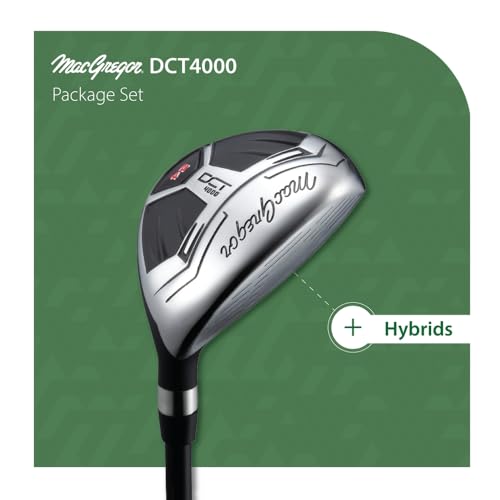 MacGregor DCT4000 Men's Golf Club Set with Bag – 9 Clubs