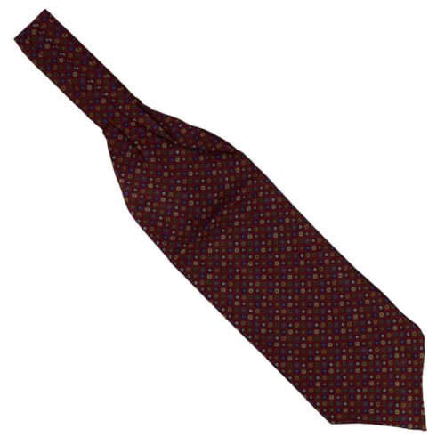 Foulard Ascot en soie rouge Victoria : l'affirmation d'un style unique