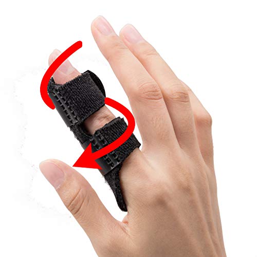 Povihome Trigger Finger Splint, Finger Knuckle Support Brace for Straightening Curved, Bent, Locked and Mallet Finger