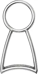 Encurtador Rede De Descanso Anjo Aço Cromado - Silvana 2Pçs