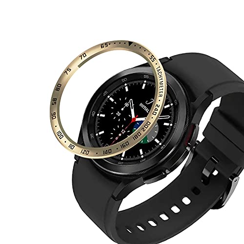 Senter Bezel Compatible with Samsung Galaxy Watch 4 Classic 42mm Flexible Shockproof Case with Frame Ring Cover