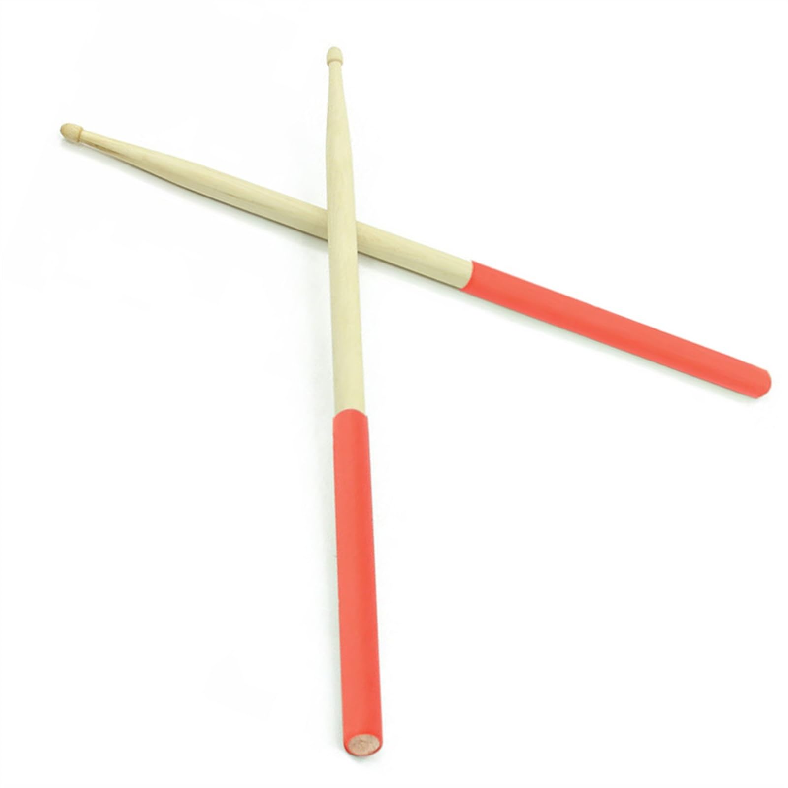 Baquetas para Principiantes Juego De Batería, Baqueta De Madera 5A, Baqueta De Práctica Para Principiantes Y Adultos Con Mango Antideslizante