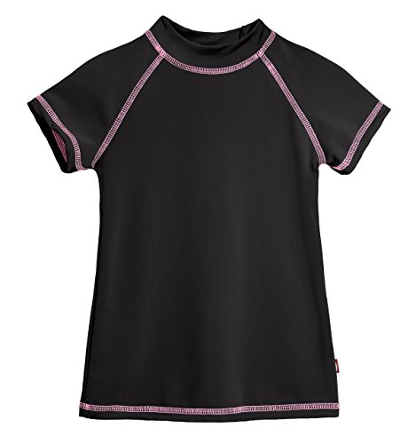 Image of City Threads Long Sleeve Rash Guard for Girls UPF 50+, Girls Swim Shirt Made in the USA