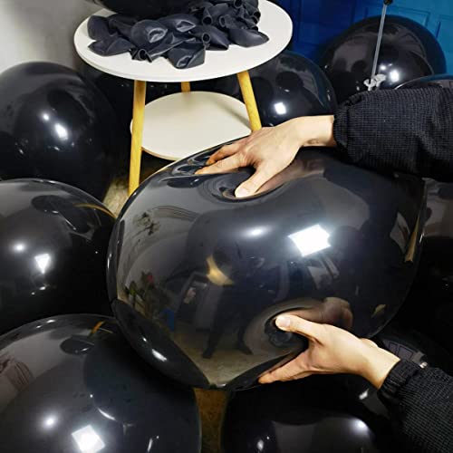 Image of 90 Pack Black Balloons 18 inch Black Latex Party big Balloon Bulk for Various Party Events Decorations