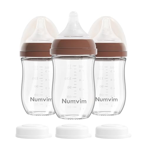 Natural Glass Gentle & Slow Flow Baby Bottles